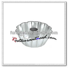 V423 Alumínio Alodado Anodizado Fluted Bundt Cake Pan